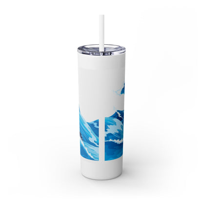 Skinny Tumbler with Straw, 20oz