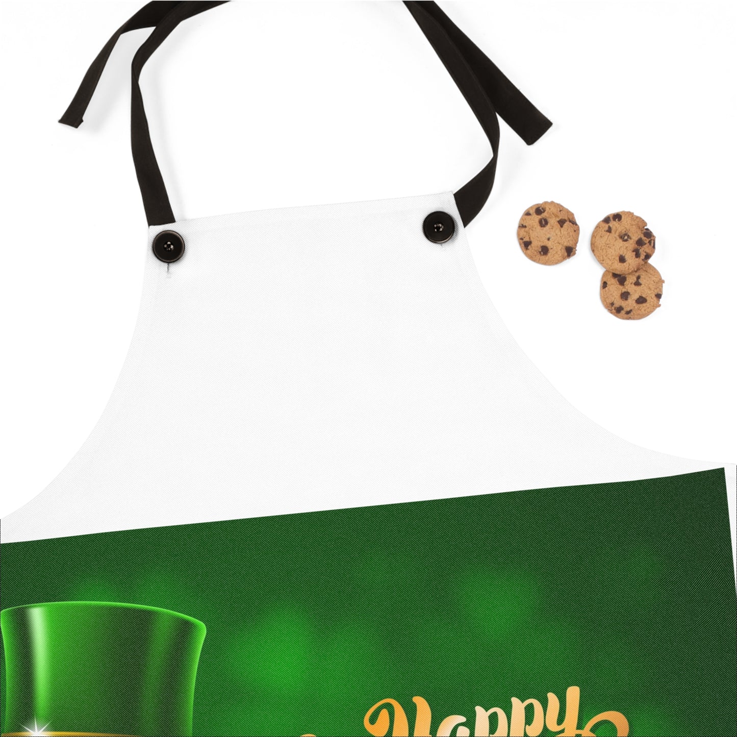 St. Patrick's Day Apron - Celebrate in Style with a Fun Green Design