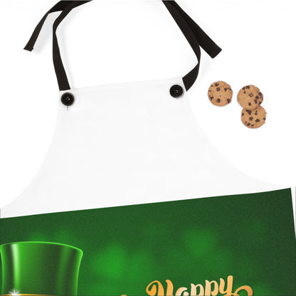 St. Patrick's Day Apron - Celebrate in Style with a Fun Green Design