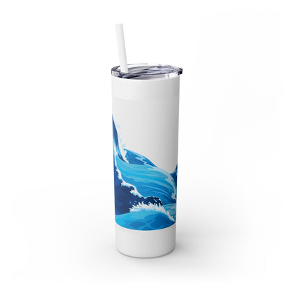 Skinny Tumbler with Straw, 20oz