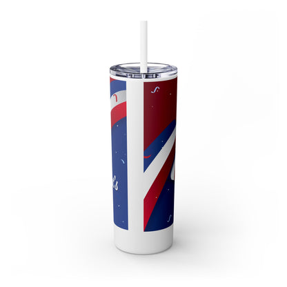 Skinny Tumbler with Straw, 20oz