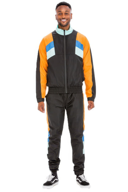 Windbreaker Chevron Track Suit